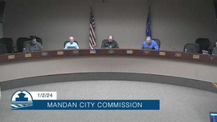 Mandan City Commission Replay 1/2/24