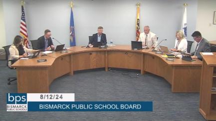 Bismarck School Board Replay 8/12/24