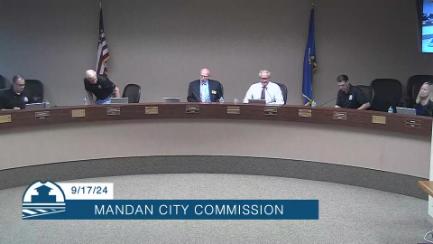Mandan City Commission Replay 9/17/24