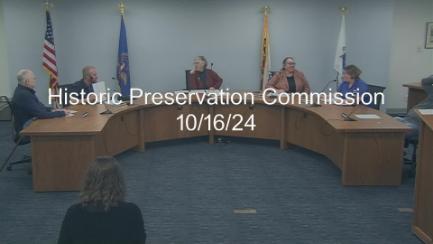 Historic Preservation Commission Replay 10/16/24