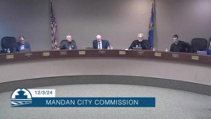 Mandan City Commission Replay 12/3/24