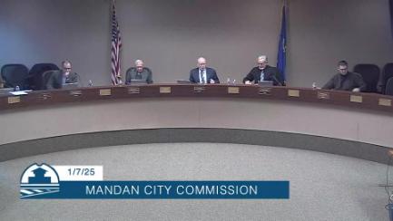 Mandan City Commission Replay 1/7/25