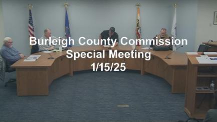 Burleigh Commission Special Meeting Replay 1/15/25