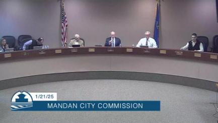 Mandan City Commission Replay 1/21/25