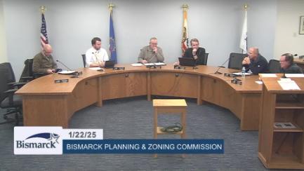 Bismarck Planning & Zoning Replay 1/22/25