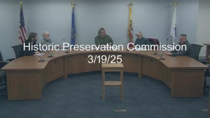 Historic Preservation Commission Replay 3/19/25