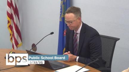 Bismarck School Board Replay 9/22/25