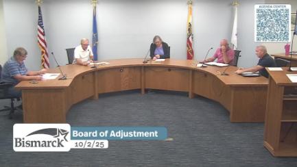 Bismarck Board of Adjustment Replay 10/2/25