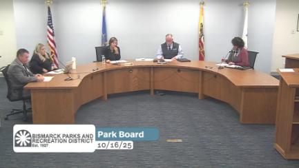 Bismarck Park Board Replay 10/16/25