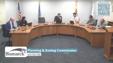 Bismarck Planning & Zoning Replay 10/22/25