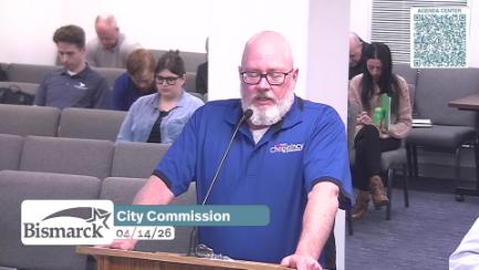 Bismarck City Commission Replay 4/14/26