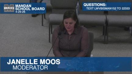 Mandan School Board Candidate Debate Replay 4/29/26