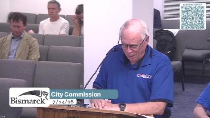 Bismarck City Commission Replay 7/14/26