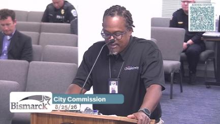 Bismarck City Commission Replay 8/25/26