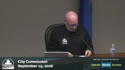 Mandan City Commission Replay 9/15/26