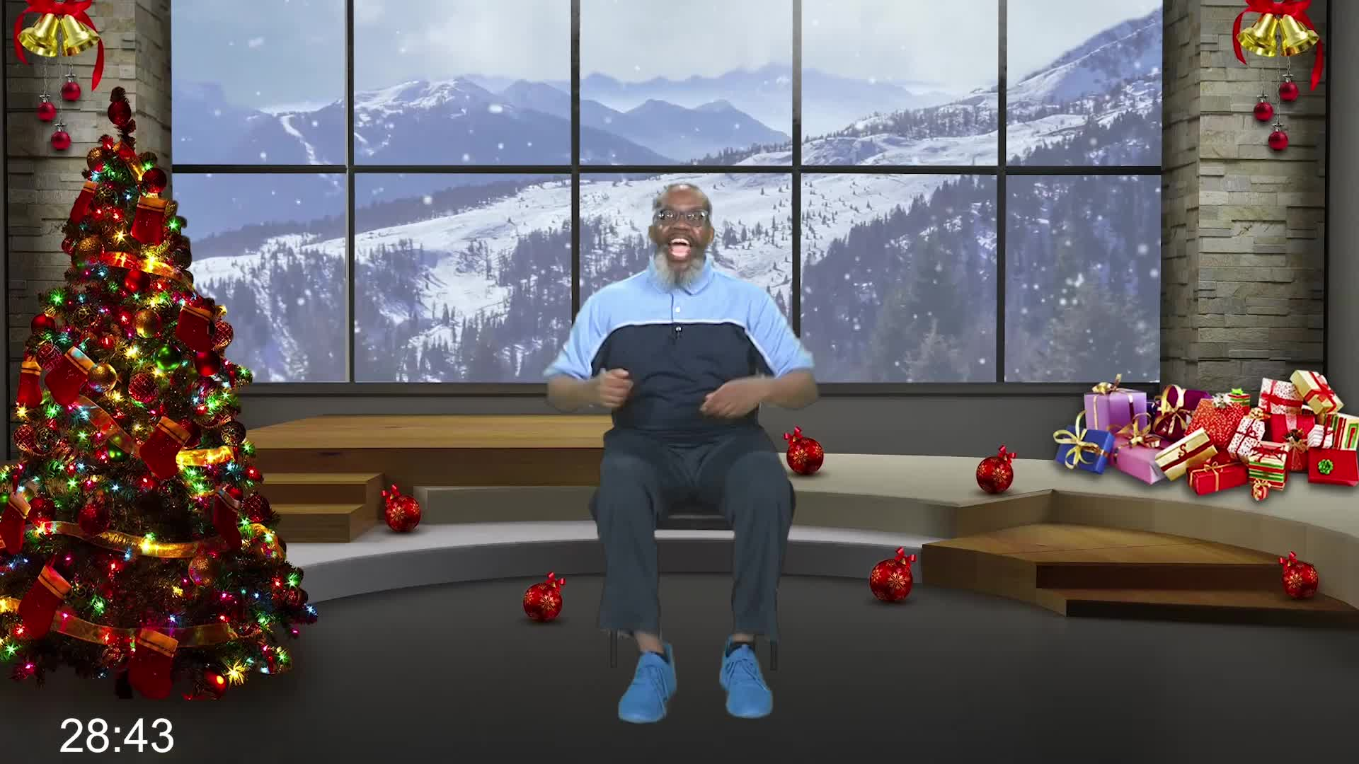 Thumbnail image for Exercising with Paul Eugene: Christmas Chair Workout