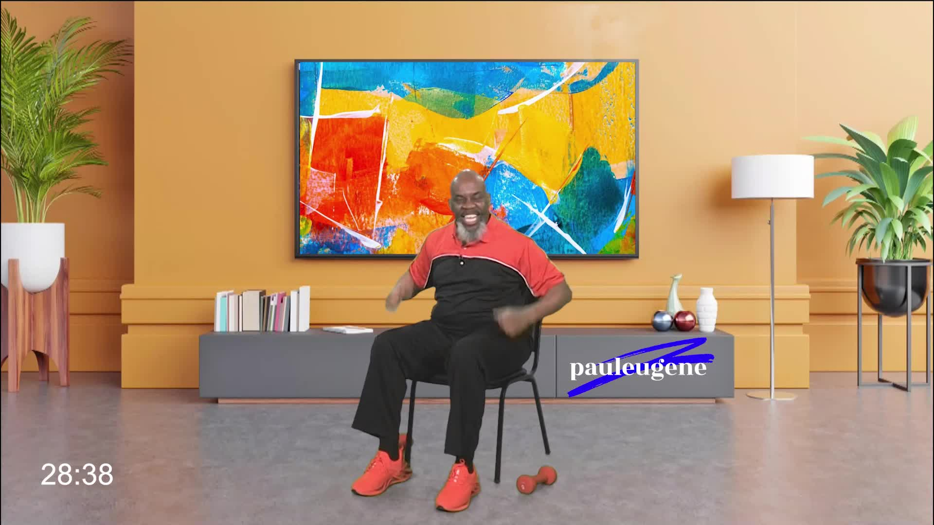 Exercising with Paul Eugene: Chair Dumbbell Strength