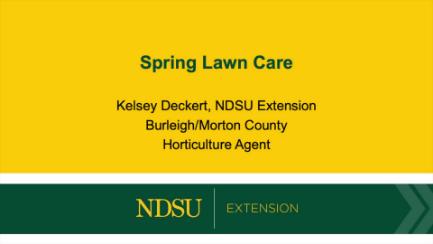 Dakota Growing - Spring Lawn Care Tips