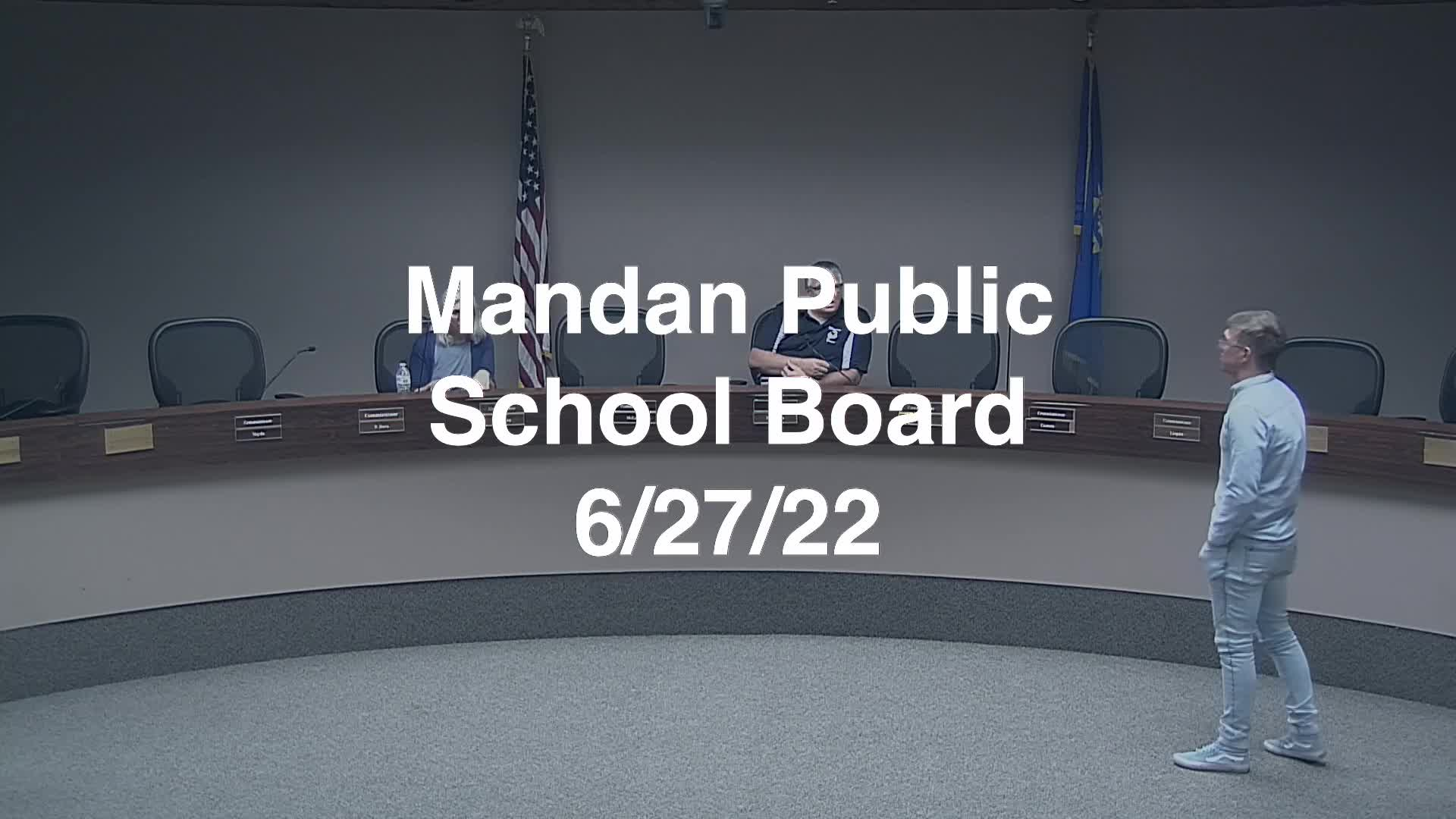 Thumbnail image for Mandan School Board Replay 6/27/22