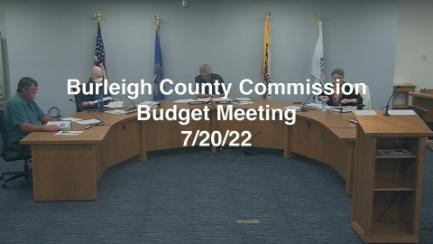 Burleigh Commission Budget Hearing Replay 7/20/22