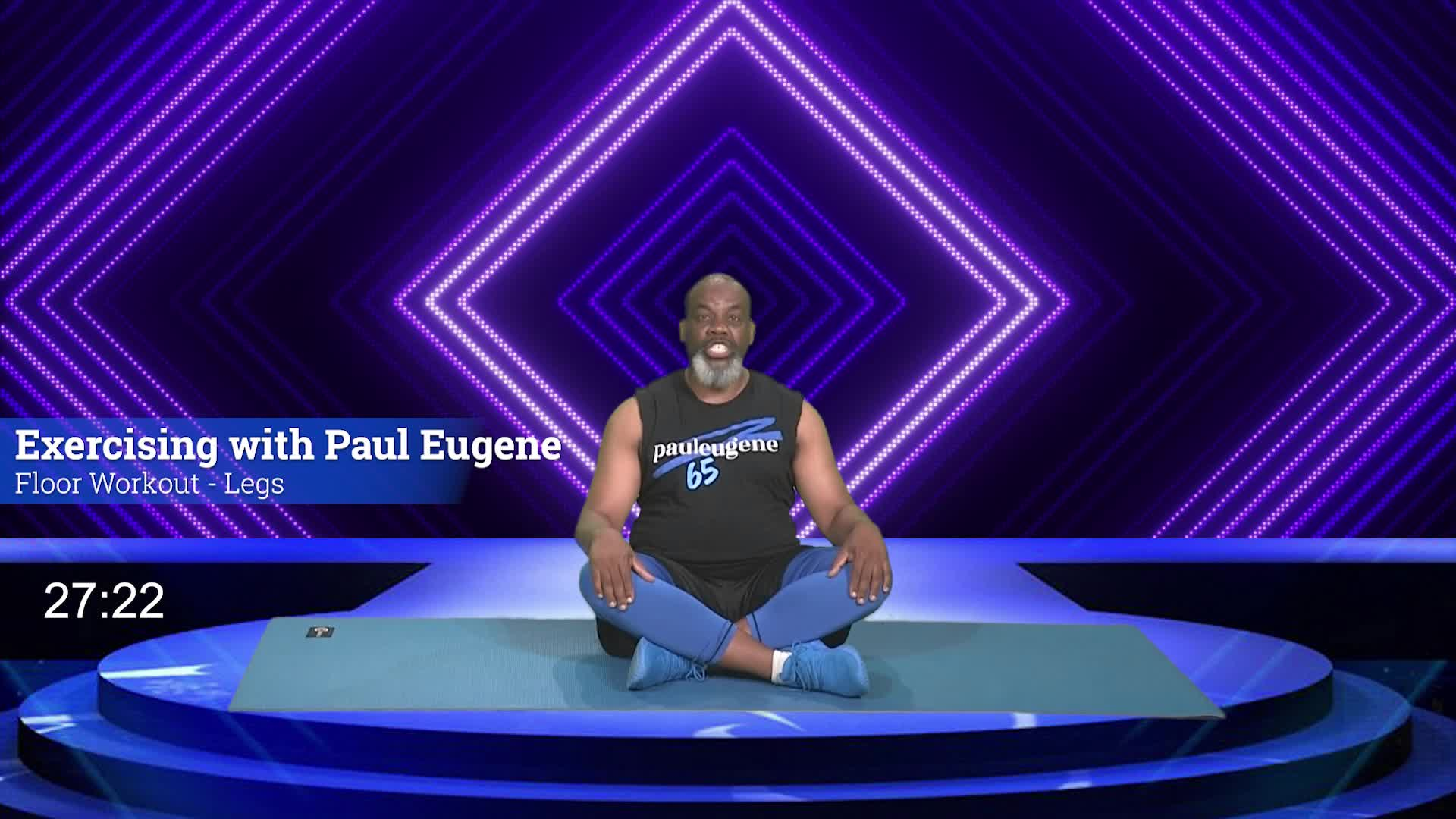 Exercising with Paul Eugene: Floor Workout - Legs