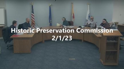 Historic Preservation Commission Special Mtg. Replay 2/1/23