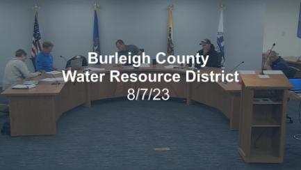 Burleigh Water Resource District Replay 8/7/23