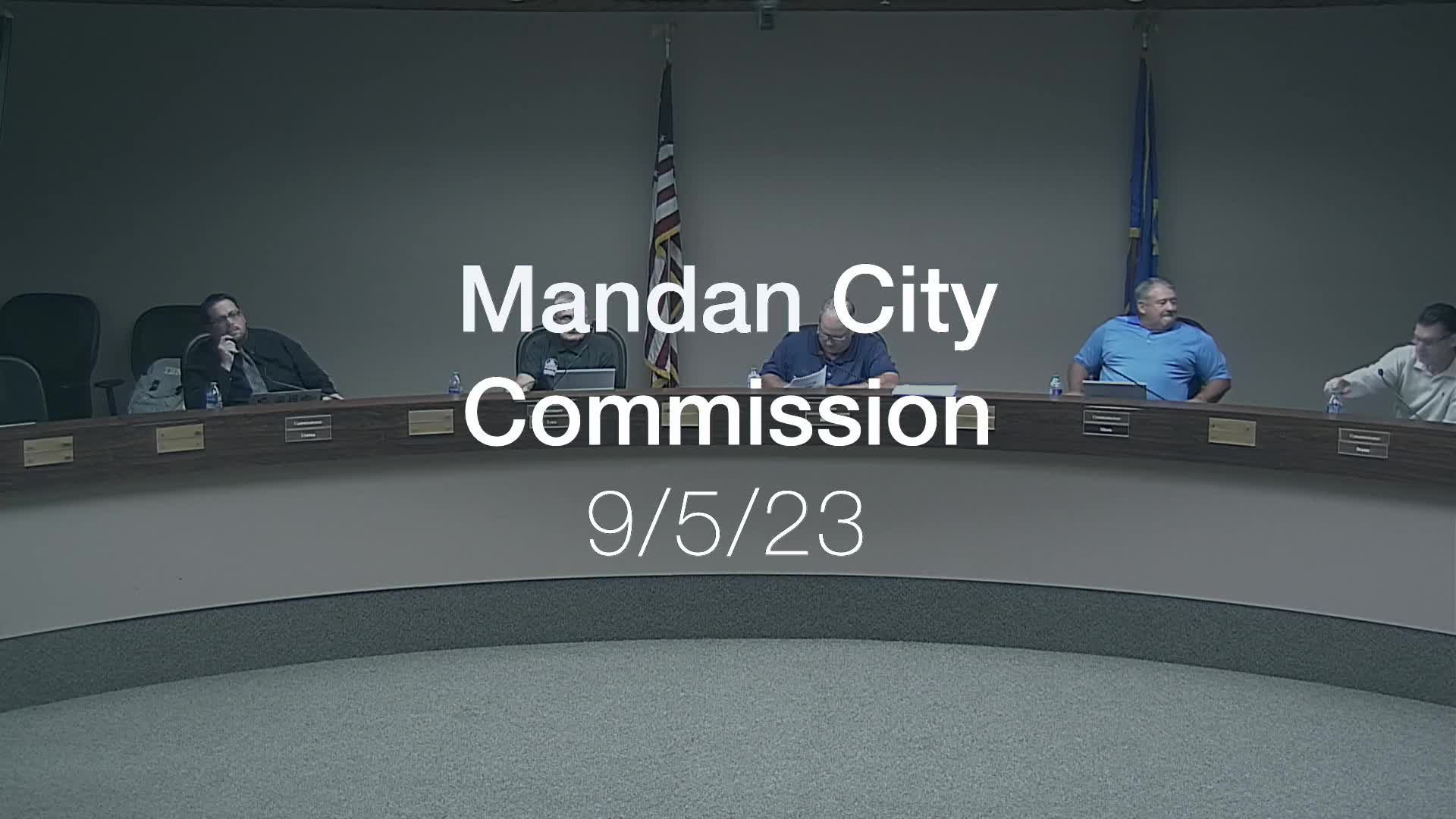 Mandan City Commission Replay 9/5/23