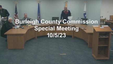 Burleigh Commission Special Meeting Replay 10/5/23
