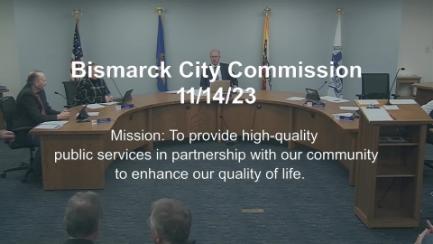 Bismarck City Commission Replay 11/14/23